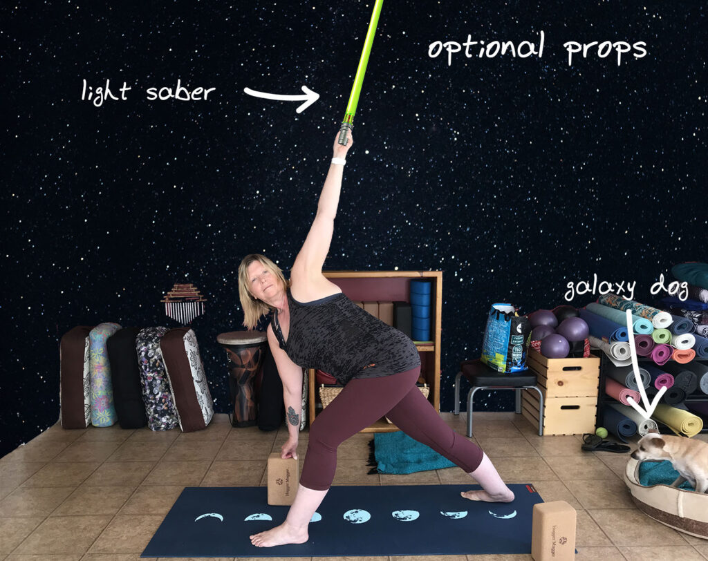 Revolved Triangle - Yoga with Kim